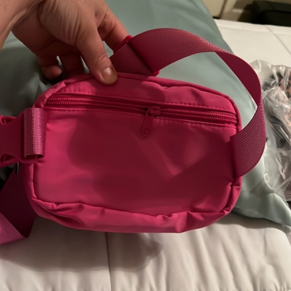 Hot Pink Waterproof Fanny Pack Belt Bag - Picture 4 of 5